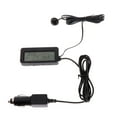 thumbnail image 5 of Mini Digital Car LCD Display Indoor Outdoor Thermometer 12V Vehicles 1.5m Cable, 5 of 14