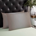 thumbnail image 4 of Brown Gray Ombre Throw Pillow Covers, Modern Gradient Abstract Art Soft Breathable Pillow Cases with Invisible Zipper for Sleeping, Standard Pillowcases for Couch Bed Sofa Chair 20x26 Inches, 4 of 6