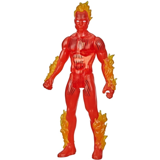 Figura de acción Marvel Hasbro Legends Series Human Torch 9 cm