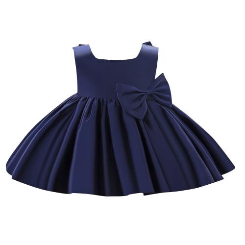 navy blue baby dress for wedding Frock Baby Girl Dark Blue Dress Navy Blue Lace Baby Girl Dress, First Birthday Dress, Flower