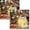 O163 C 2.4x1.7x1.9" 2Pack, variant on 2Pcs Lighted Christmas Village Houses, Lighted Christmas Mini Snow Houses 2025, Cottage Town Tiny Figurine with Led Light Winter Miniature Resin White Collectible Buildings Decorated Happy 2026!