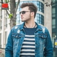 thumbnail image 6 of Ray-Ban RB3498 POLARIZED Rectangle Shaped Sunglasses for Men & Women - Includes Official Rayban Eyewear Kit - Ideal Formal & Casual Wear Sunglasses - Grey Lens, 6 of 7