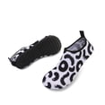 thumbnail image 4 of Men and Women a Slip On Barefoot Quick-Dry Beach Aqua Yoga Water Shoes (Oreo/Black White, 4-5 Women), 4 of 8