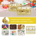 thumbnail image 6 of ABCISI 12PCS Party Favor Boxes, Treasure Chest for Candy Box Wedding Favor Boxes Clear Favor Gift Boxes for Wedding Baby Shower Birthday Party Decorations (Gold), 6 of 9