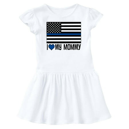 

Inktastic Police Officer Mommy Law Enforcement Gift Baby Girl Dress