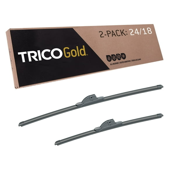 Escobillas de limpiaparabrisas Trico Gold de 24 cm + 18 cm para vehículos
