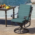 thumbnail image 5 of ARDEN Midback Outdoor Patio Chair Cushion, 2 Pack, 18 x 16.5, Rain-Proof Seat Pad, Fade-Resistant Outdoor Cushion Alana Tile, 5 of 12