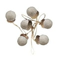 thumbnail image 1 of 6 uds adornos navideños de bellota decoración de de Navidad decoración decorativa de bellota para de Navidad para celebración de festivale gris, 1 of 8