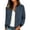 Navy, variant on Tqcoqu Womens Casual Jacket,Lightweight Long Sleeve Zip Up Coat Trendy Work Clothes With Pockets,Beige Women's S-XXL