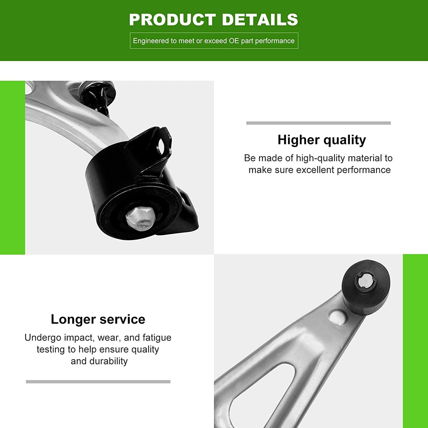 CCIYU Front Lower Control Arm Ball Joint Assembly Sway Bar Outer Inner Tie Rod Ends fit for 2005-2010 for Chevrolet Cobalt HHR for Pontiac G5 Pursuit for Saturn Ion 8pcs Suspension Kit