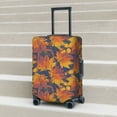 thumbnail image 4 of Cauagu Vintage Abstract Maple Leaf Art Print Travel Luggage Cover,Travel Dust-proof Suitcase Cover Softside Suitcase Protector for 18-32inch,Not Included Suitcase, 4 of 8