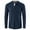 Blue, variant on IROINNID Button Up Shirts for Men Long-Sleeve Beefy Muscle Basic Solid Pure Color Blouse Tee Shirt Top,Black