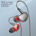thumbnail image 1 of Twowood auricular 3,5 mm Enchufe Universal Wired Auricular Auricular Bajo Pesado Auriculares deportivos con MIC, 1 of 7