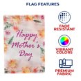 thumbnail image 5 of America Forever Happy Mother's Day Floral Garden Flag 12.5 x 18 inches Flowers Green Leaves Double Sided Holiday Seasonal Yard Outdoor Decorative I Love You Mom Flag, 5 of 5