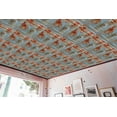 thumbnail image 5 of Panneaux de Plafond Traditionnels en Tôle Vieille Rouillée de Dundee Deco, 2 Pi X 2 Pi (60 cm X 60 cm), 4 Pi2 (0,37 M2) Chacun, 5 of 5