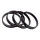 thumbnail image 4 of 4 pcs Hub de coche anillos centrífugos de Centro de perforación 66,6-57,1mm-4 pcs plástico negro para la mayoría del coche shamjiam anillos centrados en cubo, 4 of 7