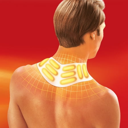 ThermaCare Advanced Neck Pain Therapy (3 Count + 1 Bonus) Heatwraps, Up to 16 Hours Pain Relief, Neck, Wrist, Shoulder Use, Temporary Relief of Muscular, Joint Pains