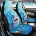 thumbnail image 3 of Chririnla Shark Car Seat Covers for Auto, Waterproof Seat Cushion Protector Set Elastic Polyester Fabric Car Front Seat Protector, 3 of 12