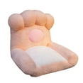 thumbnail image 3 of Cojín de asiento de sofá perezoso Zulema Cozy Cute Reversible Rosado, 3 of 8