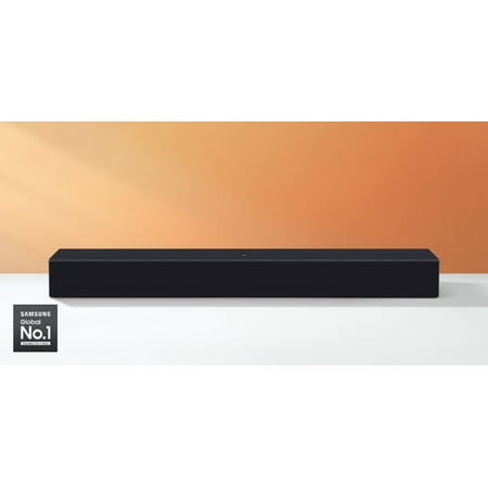 Samsung - 2.0-Channel Soundbar with Built-in Subwoofer and Dolby Audio - Black