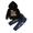 Black, variant on 12 Months Toddler Baby Boys Clothes Baby Boys Outfits 12-18 Months Boys Long Sleeve Letter Print Hooded Top Jeans Pants 2PCS Set Black