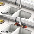 thumbnail image 4 of Pofeuu Vintage Colorful Flower French Bulldog Print Splash Guard for Sink Faucet Sink Gadgets-Splash Guard Behind Faucet Drip Catcher for Kitchen, Bathroom,Sink Mat, 4 of 7