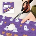 thumbnail image 6 of Yayeee Faucet Mat for Kitchen Sink 30" Diatomite Long Splash Guard Pad, Halloween Purple Ghosts, 2 Pack, 6 of 7