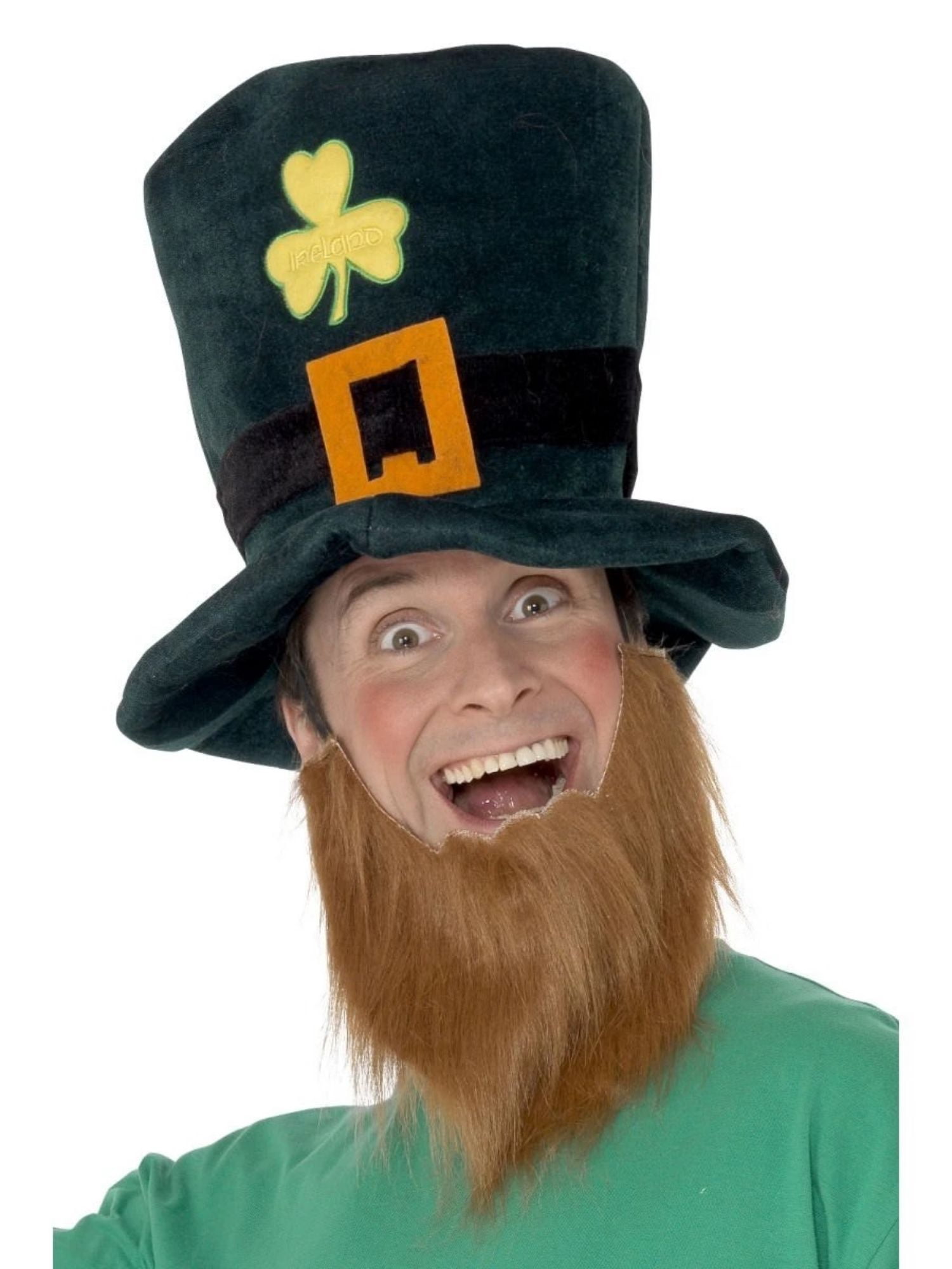 Leprechaun Hat with Beard - Walmart.com