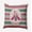 Christmas Pink, variant on 16" x 16" Simply Daisy Bee Merry Polyester Accent Pillow, Bright Green Qty 1