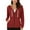 Red, variant on Meihcang Sherpa Hoodies for Women Full Zip Up Fleece Jacket Tunic Sweatshirts Solid Long Sleeve Drawstring Warm Outerwear with Pockets Khaki S