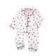 thumbnail image 1 of Odeerbi 1-5 Años Pijama de Satén Para Niño, Niña, Con Solapa de Muesca, Camisa de Manga Larga, Pantalón, Estampado de Amor, Ropa de Dormir, Pijama de Dos Piezas, 1 of 3