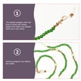 thumbnail image 3 of OUNONA Glasses Holder Strap Eyeglass Chain Assorted Color 1Set for Women Travel, 3 of 8