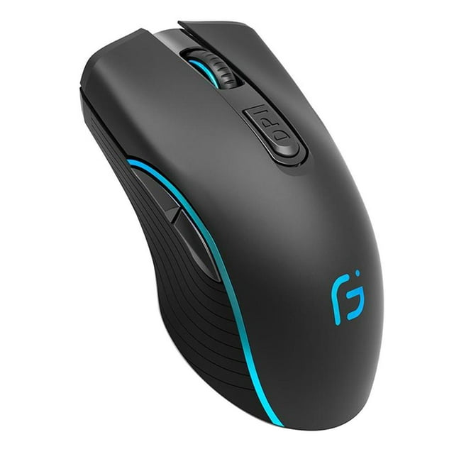 maskred Bluetooth Wireless Mouse Bluetooth Dual Mode Rechargeable Gaming Mouse Silent Click Noiseless Laptop Mouse for PC Windows