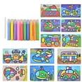 thumbnail image 1 of Sand Painting Сolor Sand Art Pictures Children's Sand Painting Kits 10/12 Color× R1L5, 1 of 7