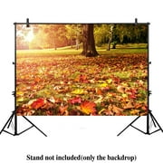 7x5ft meadow maple sunlight in autumn photography backdrop fall landscape scenic park yellow leaf forest sunlight background photo Studio Prop Drops for newborn baby shower kids