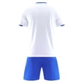 thumbnail image 6 of Boys 2 Piece Athletic Soccer Jersey Sport Team Soccer Uniforms with Shorts Shirt 2026 White 3XS, 6 of 6