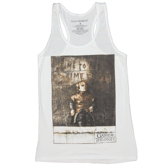 Game of Thrones Juniors Girls Tank Top -  Tyron Lanister Time to Time Image