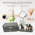 thumbnail image 2 of Organizador de maquillaje JONKASIPA con 2 cajones para Vanity-Green, 2 of 6