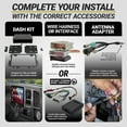 thumbnail image 6 of Scosche GM1483B Single DIN Dash Kit Compatible w/ 1995-05 Cadillac, Chevrolet/GMC Full Size Trucks, 6 of 10