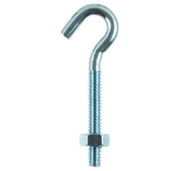 

10PC Hampton Hampton - 02-3462-101 - Small Zinc-Plated Silver Zinc 0.8125 in. L Hook Bolt 165 lb. - 1/Pack