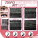 thumbnail image 2 of Kit de extensiones de pestañas DNSGOOR DIY, 720 unidades, pestañas rizadas de 10 a 18 mm en D, 2 of 9