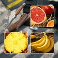 thumbnail image 4 of Navaja de Bolsillo de Damasco, Cuchillo de Supervivencia, Cuchillo Plegable con Mango de Sándalo, Cuchillo Plegable para Exteriores., 4 of 7