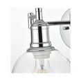 thumbnail image 5 of Living District Davian 1-Light Metal/Glass Swing Arm Wall Sconce in Chrome/Clear, 5 of 6