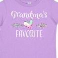 thumbnail image 4 of Inktastic Grandmas Favorite- Heart Grandchild Boys or Girls Toddler T-Shirt, 4 of 5