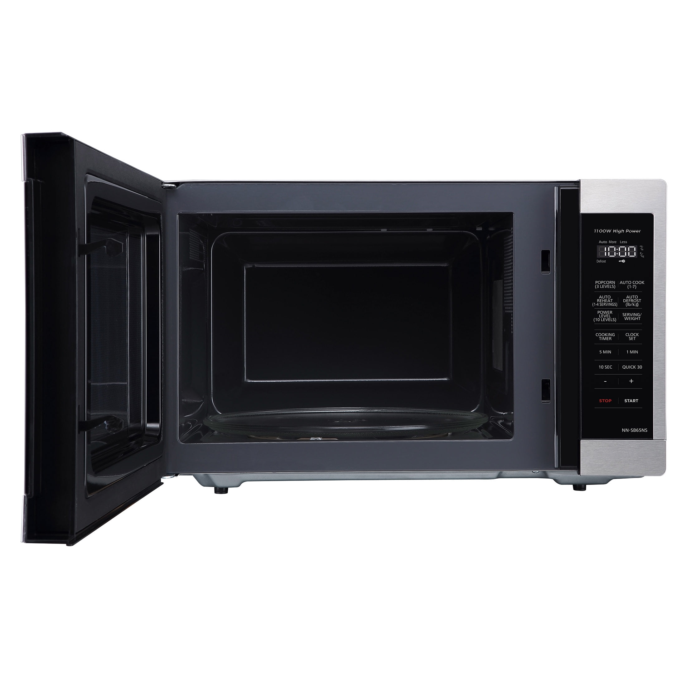 Panasonic 1.3 Cu. ft. Countertop Microwave Oven,1100W, Stainless Steel – NN-SB65NS