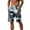 Navy Blue, variant on Men's Spring Summer Color Beach Pants Drawstring Elastic Waist Breathable Soft Shorts - Casual Streetwear with Tie Pocket, Machine Washable
