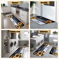 thumbnail image 4 of Juego de alfombras de cocina Voanos, antideslizantes, lavables, con forma de girasol, 50 x 150 cm, 4 of 7