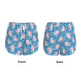 thumbnail image 3 of Balery happy baby axolotls Pantalones cortos deportivos para mujer con forro y dos bolsillos, elásticos, para entrenamiento, gimnasio, yoga-X-Large, 3 of 7