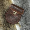 thumbnail image 6 of AOOOWER PU Medieval Embossed Belt Pouch Viking Belt Coin Bag Vintage Pouch Bag, 6 of 15