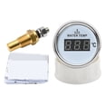 thumbnail image 2 of 52mm Car Truck Boat Water Temp Gauge Temperature Sensor 40-120 Celsius Boat Car Digital Water Temp Meter With Red Back Light ,High Sensitivity & Precision, 2 of 6